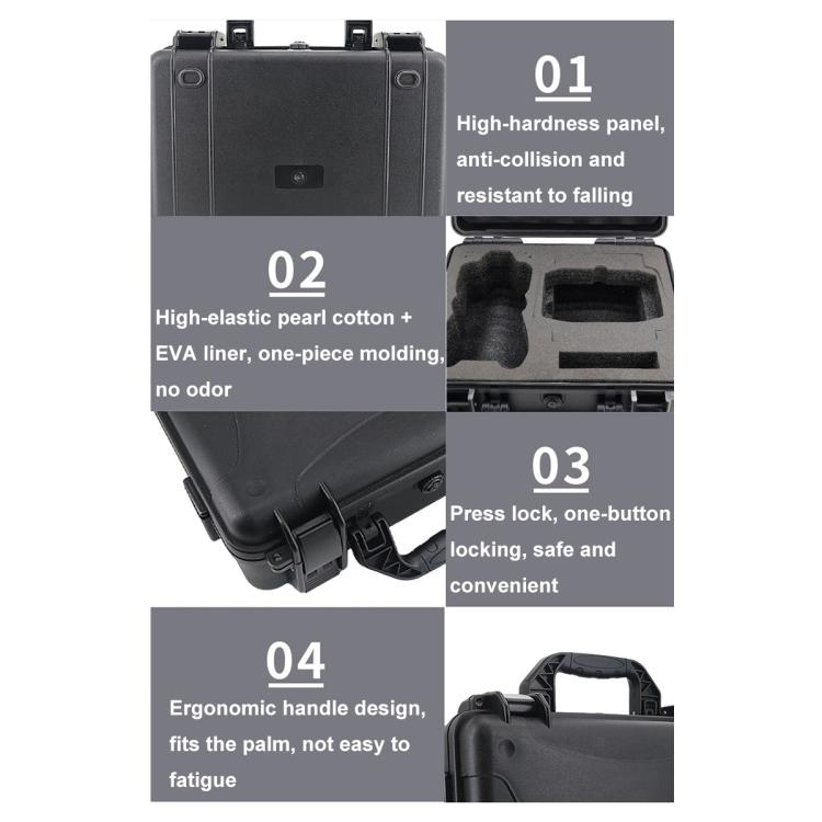 For DJI Air 3 Portable Waterproof and Shockproof Drone Storage Box Safety Explosion-proof Box For DJI Air 3 Portable Waterproof and Shockproof Drone Storage Box Safety Explosion-proof Box